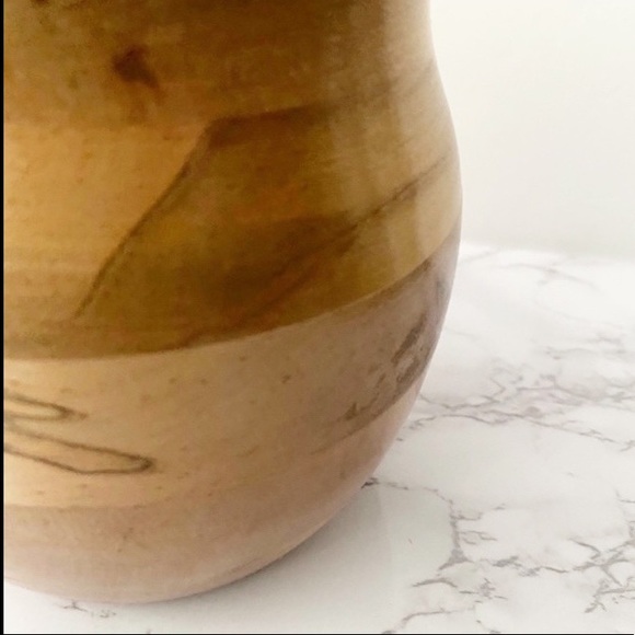 🍀Gorgeous Handcrafted wood vase - Picture 5 of 15